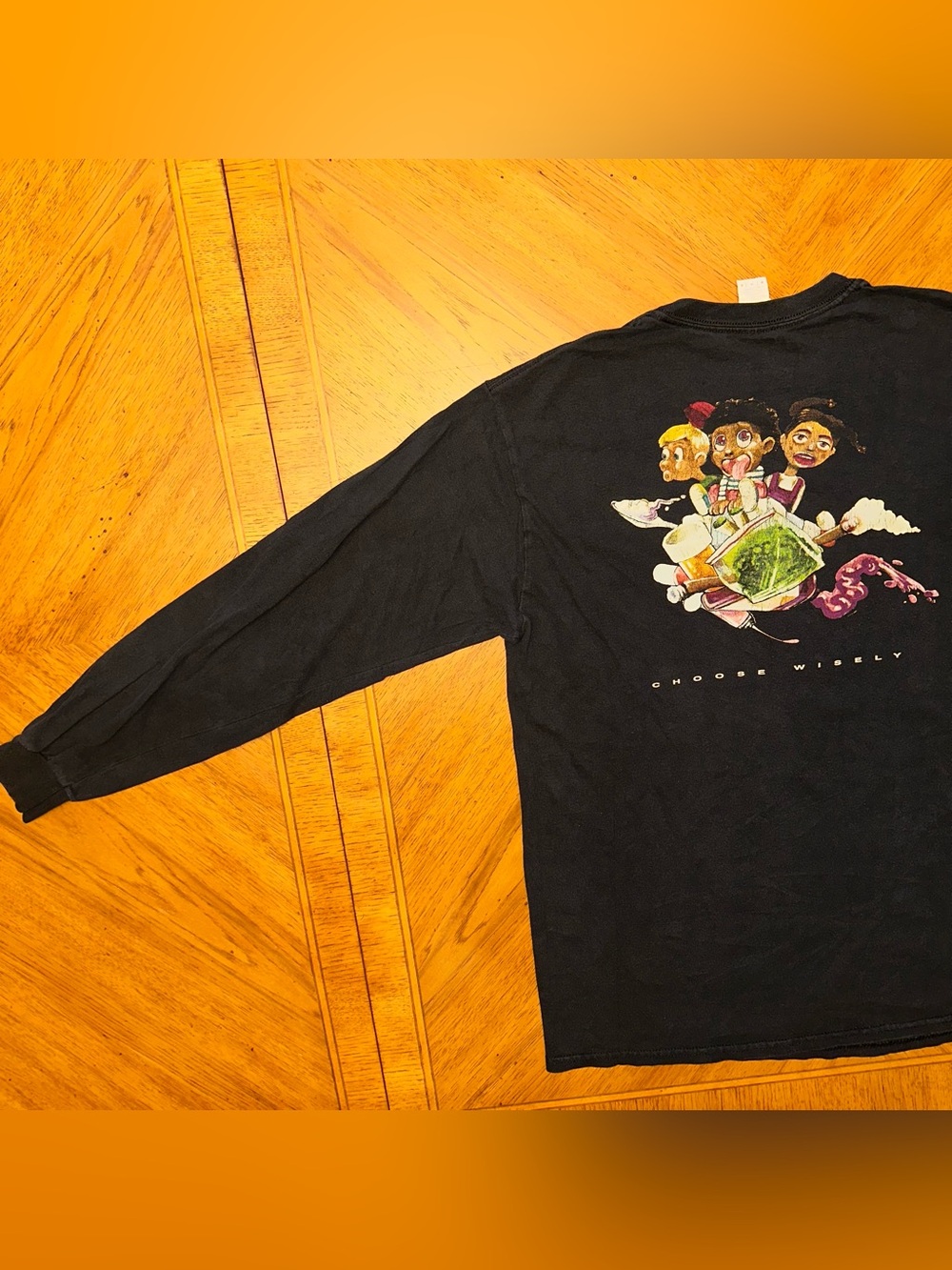 Dreamville J Cole Shirt Size Medium Black Long Sleeve Choose Wisely KOD Graphic